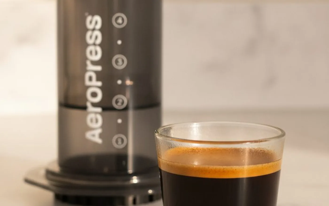 AeroPress espresso concentrate