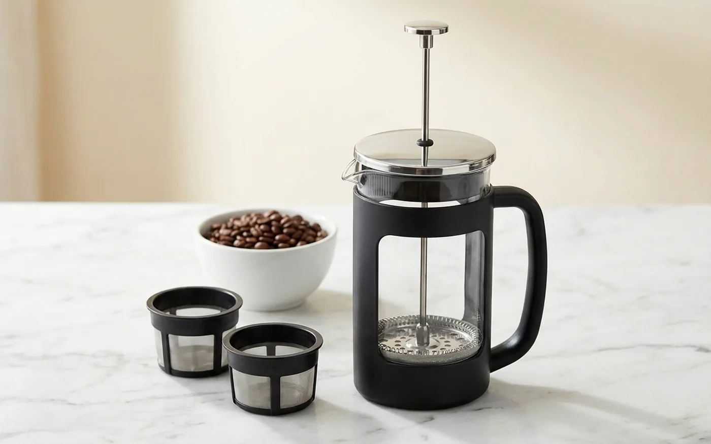 Espro P3 cafetiere - borosilicate glass with twin micro-mesh filter