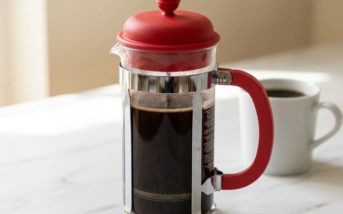 Bodum Caffettiera cafetiere - borosilicate glass with plastic frame