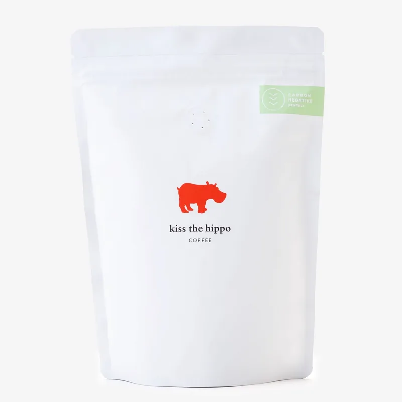 Kiss the Hippo subscription coffee bag