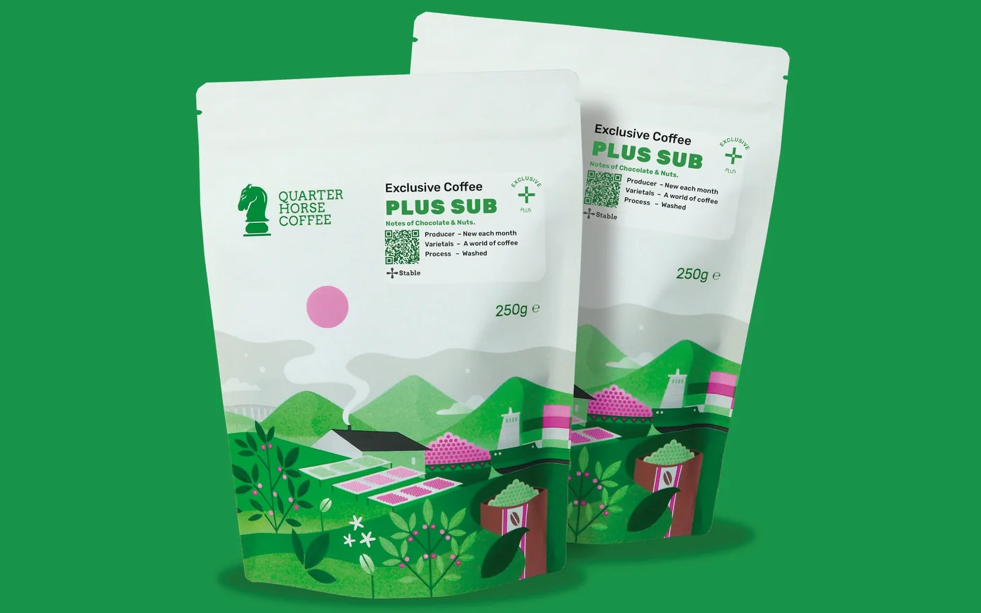 Quarter Horse Coffee Plus Sub 250g subscription bags