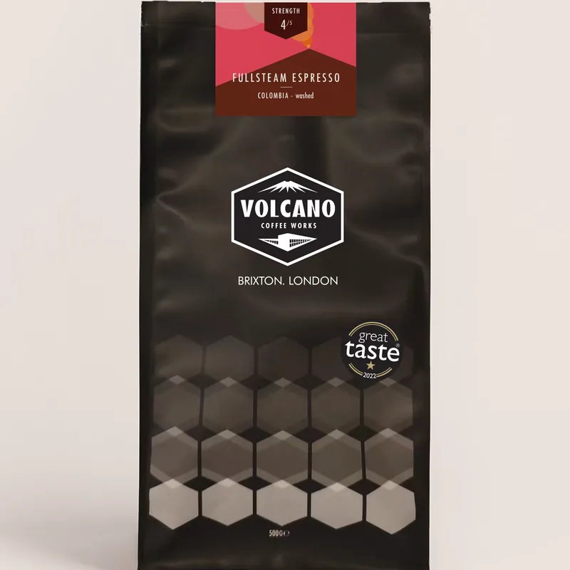 Volcano Coffee Works Fullsteam Espresso bag