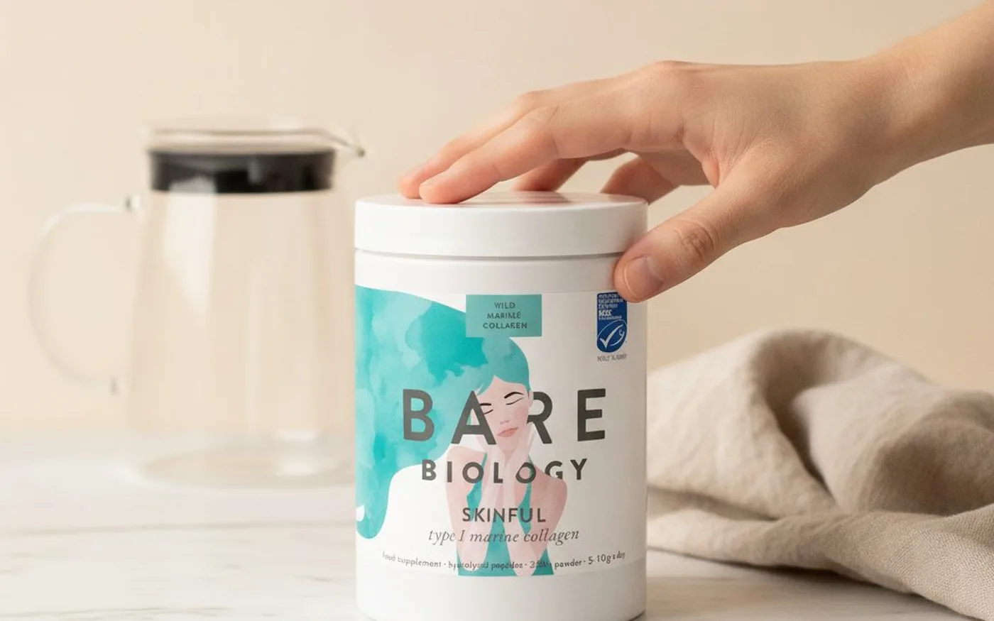 Bare Biology Skinful Marine Collagen product