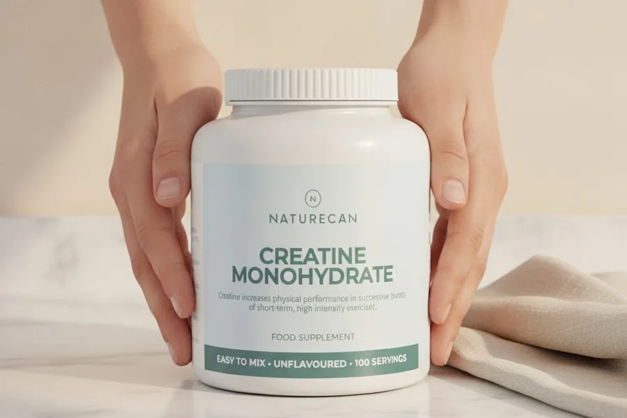 Naturecan Creatine Monohydrate clean-label packaging