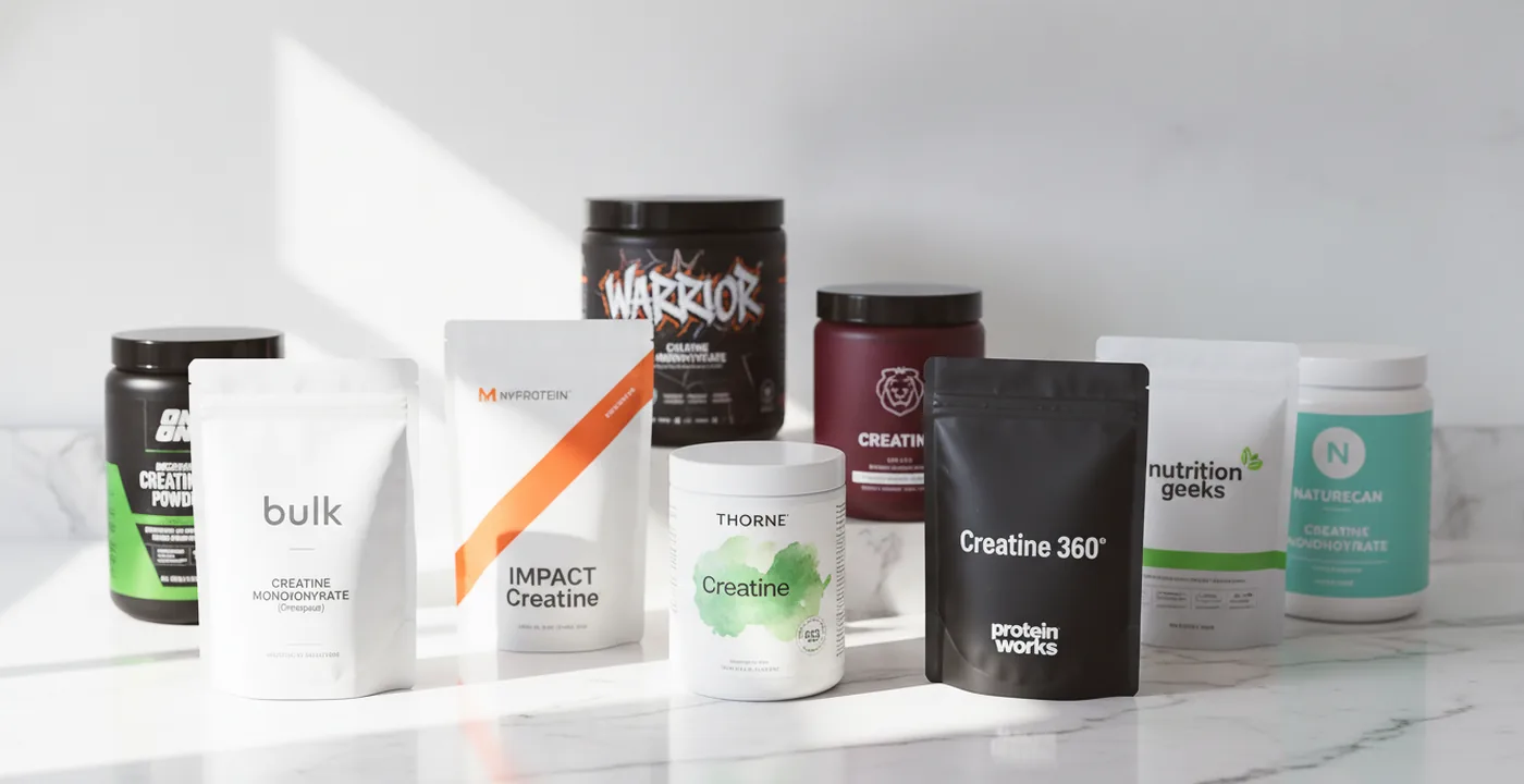 Nine creatine monohydrate tubs from UK brands tested and ranked by a BANT-registered Nutritional Therapist