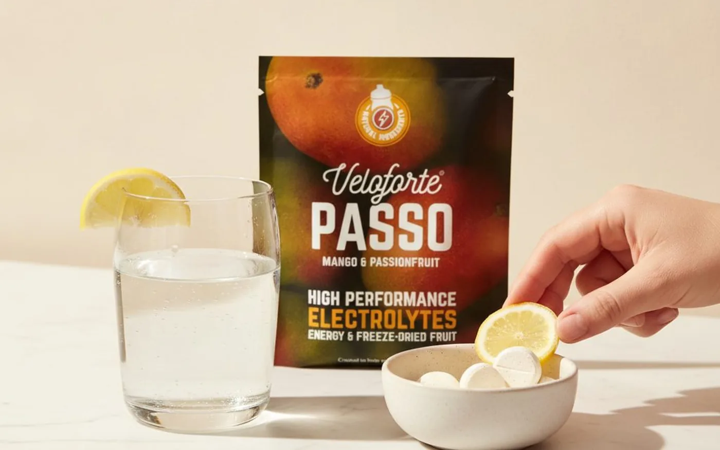Daily hydration routine with electrolytes