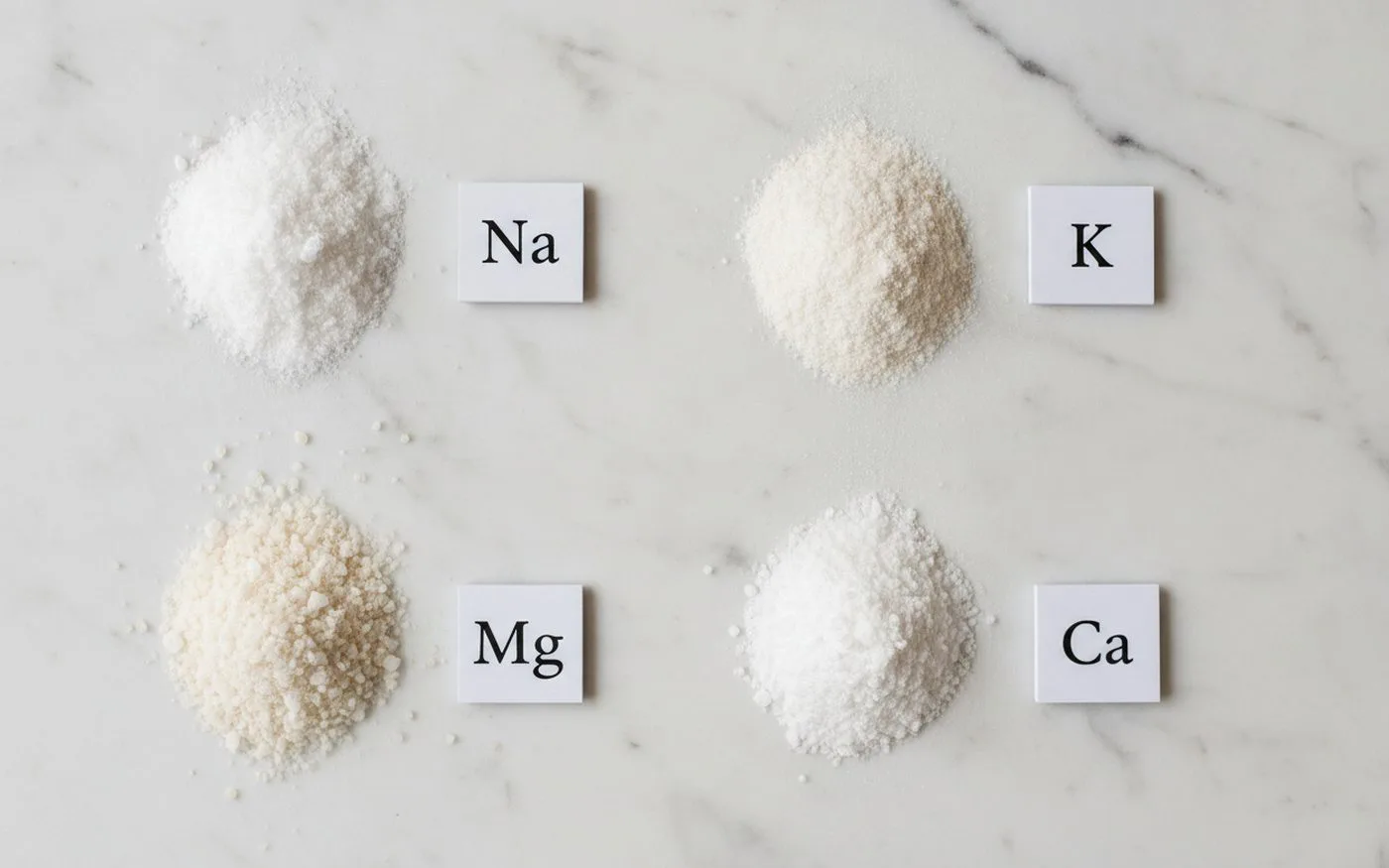 Electrolyte ingredients comparison chart