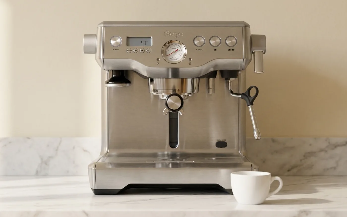 Sage Dual Boiler BES920 true dual boiler espresso machine