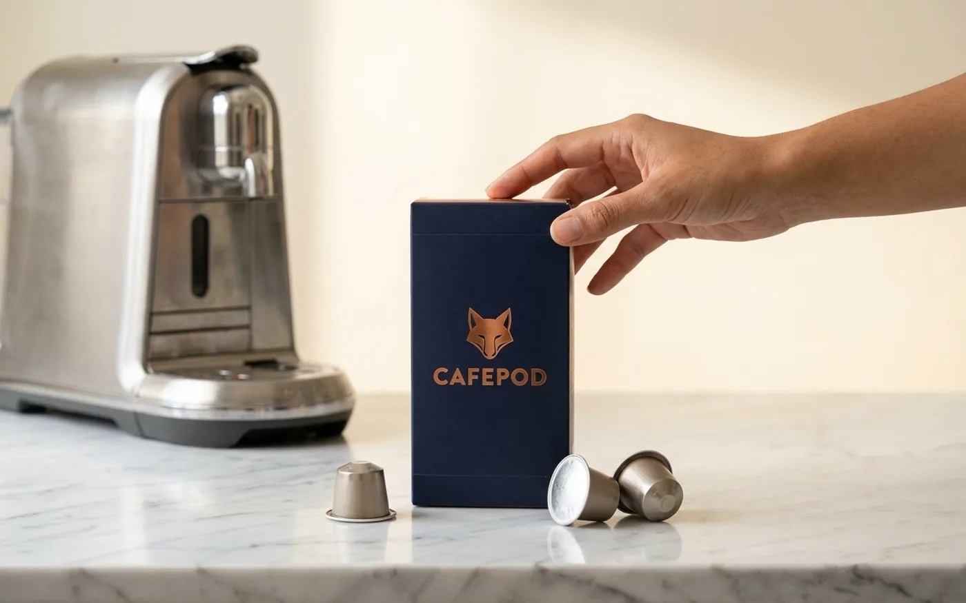 CafePod espresso pods available at Ocado Waitrose and Amazon