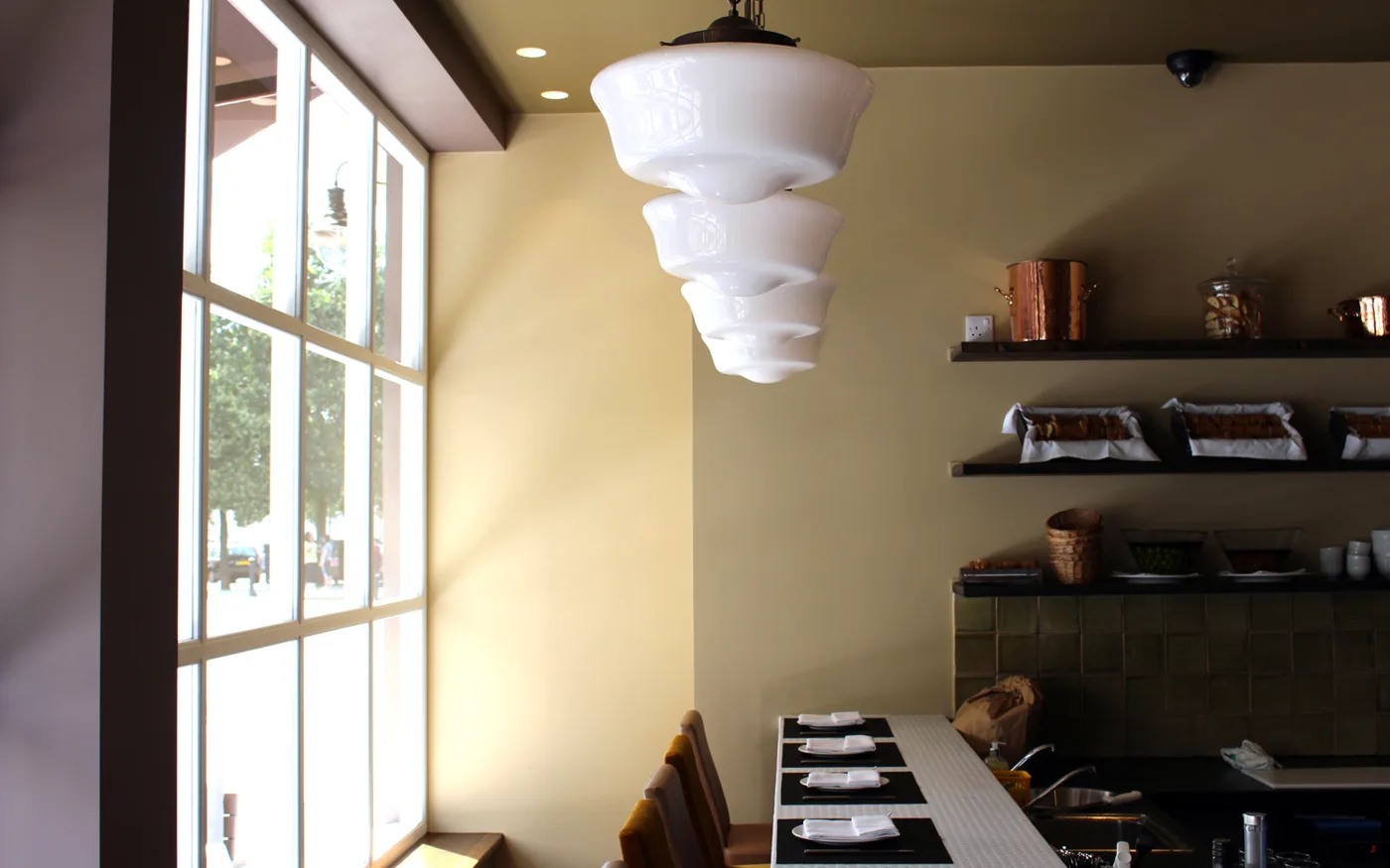 Cacio and Pepe restaurant interior, Italian dining in Pimlico, London