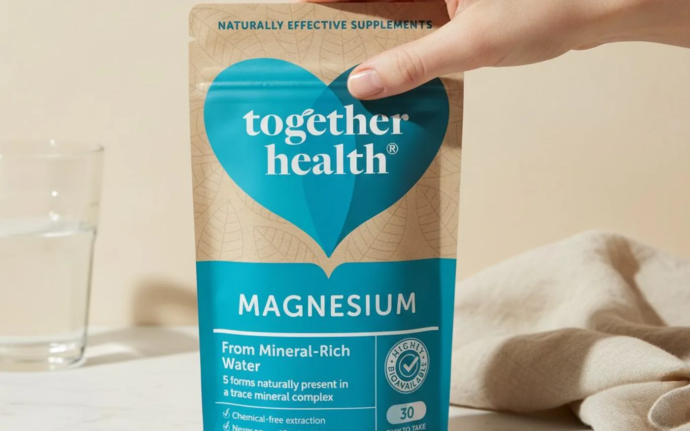 Together Health Natural Marine Magnesium capsules packaging