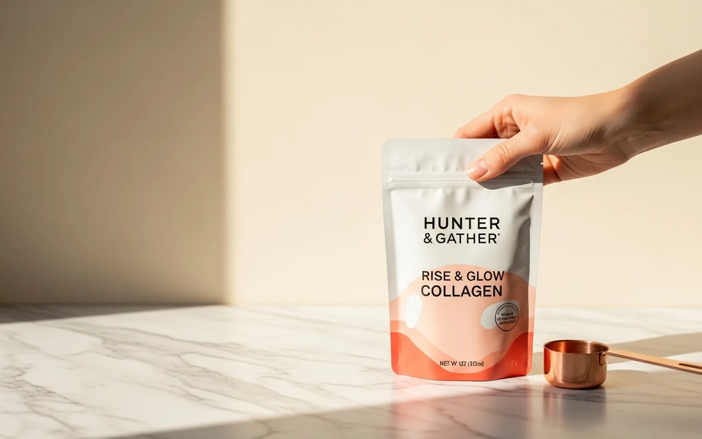 Hunter & Gather Rise & Glow marine collagen powder