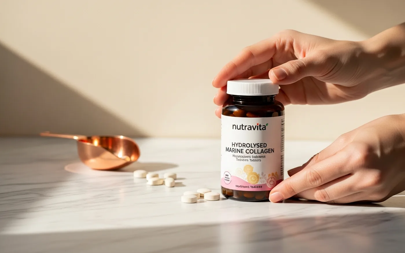 Nutravita Hydrolysed Marine Collagen tablets