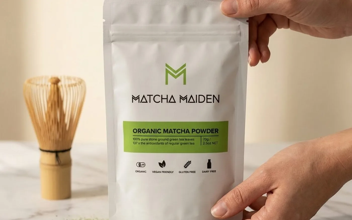 Matcha Maiden ceremonial grade matcha powder