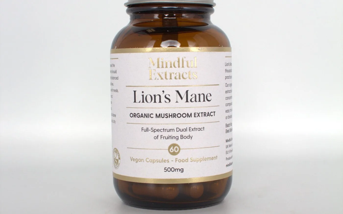 Mindful Extracts Lion's Mane capsules