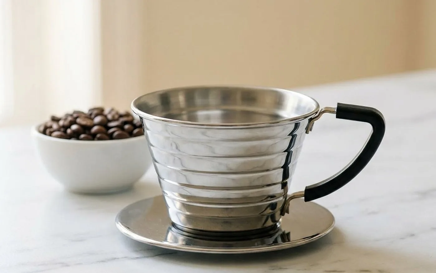 Kalita Wave 185 flat-bottom pour over dripper