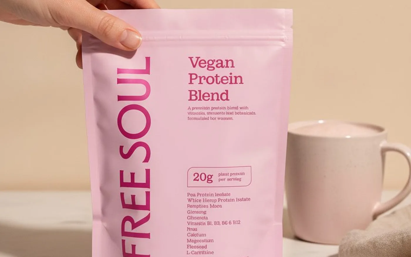 Free Soul Vegan Protein Blend - best for women's health