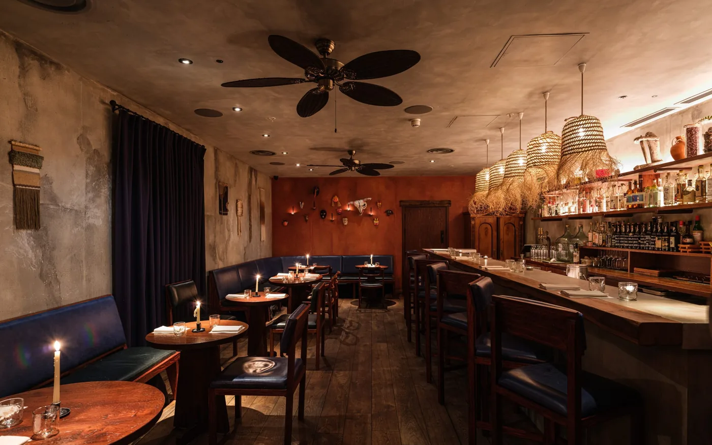 Kol restaurant interior and dining experience, Marylebone, London