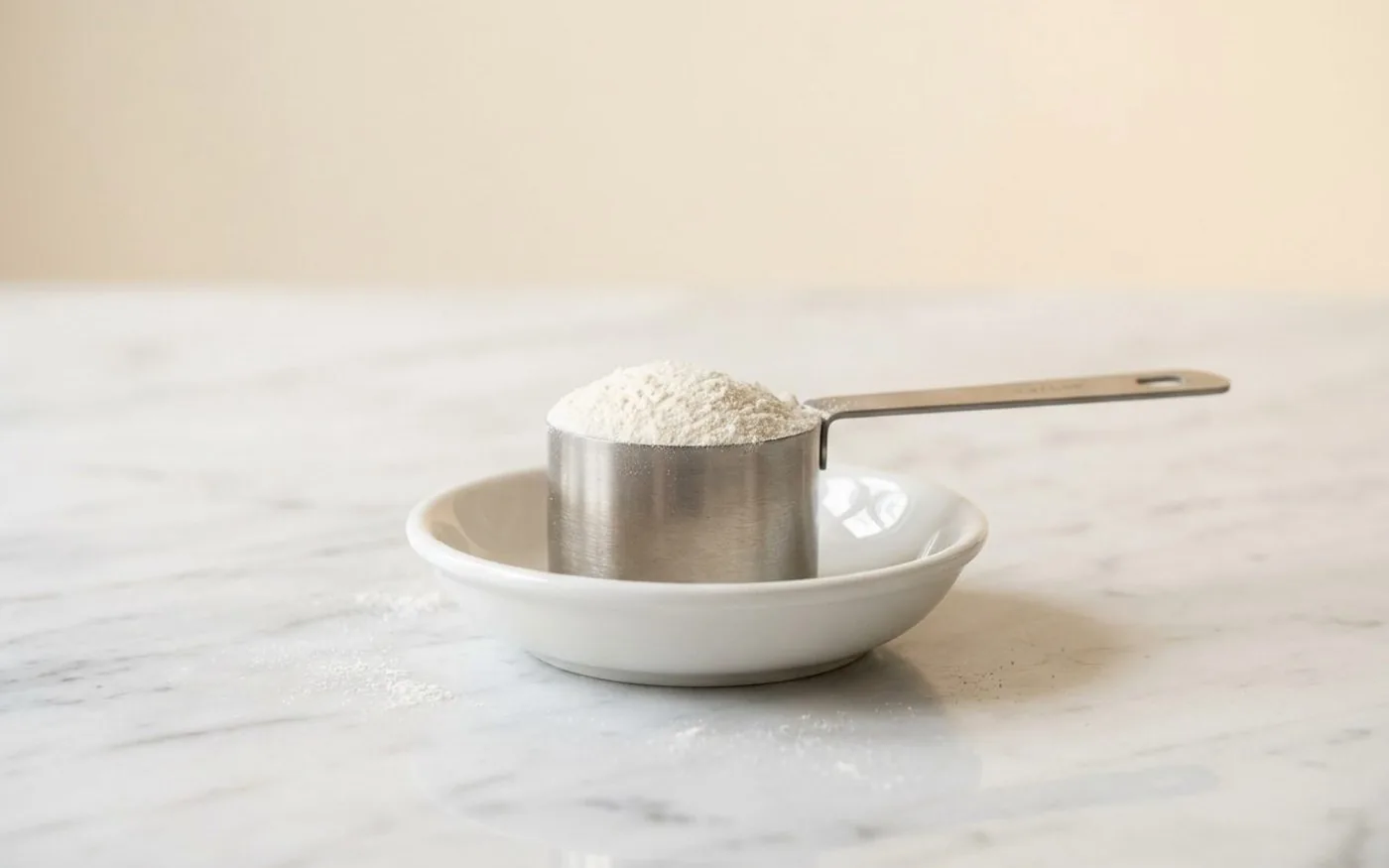 Creatine dosing scoop with precise measurement