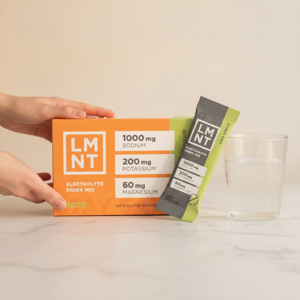 LMNT electrolyte powder sachets