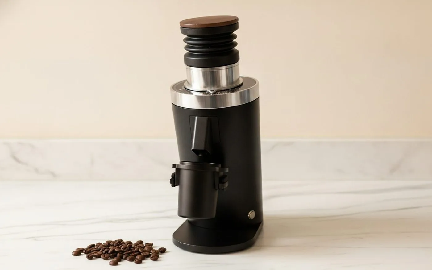DF64 Gen 2 single-dose grinder on marble countertop
