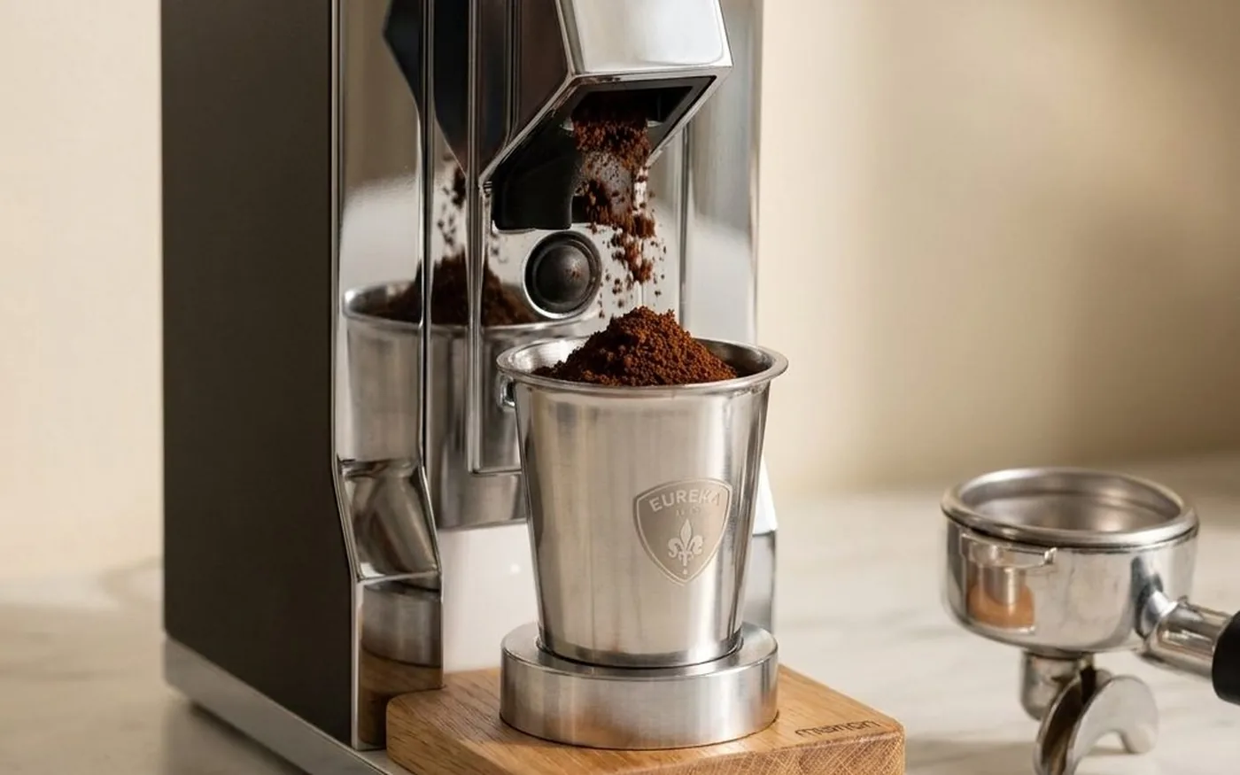 eureka oro dosing cup portafilter