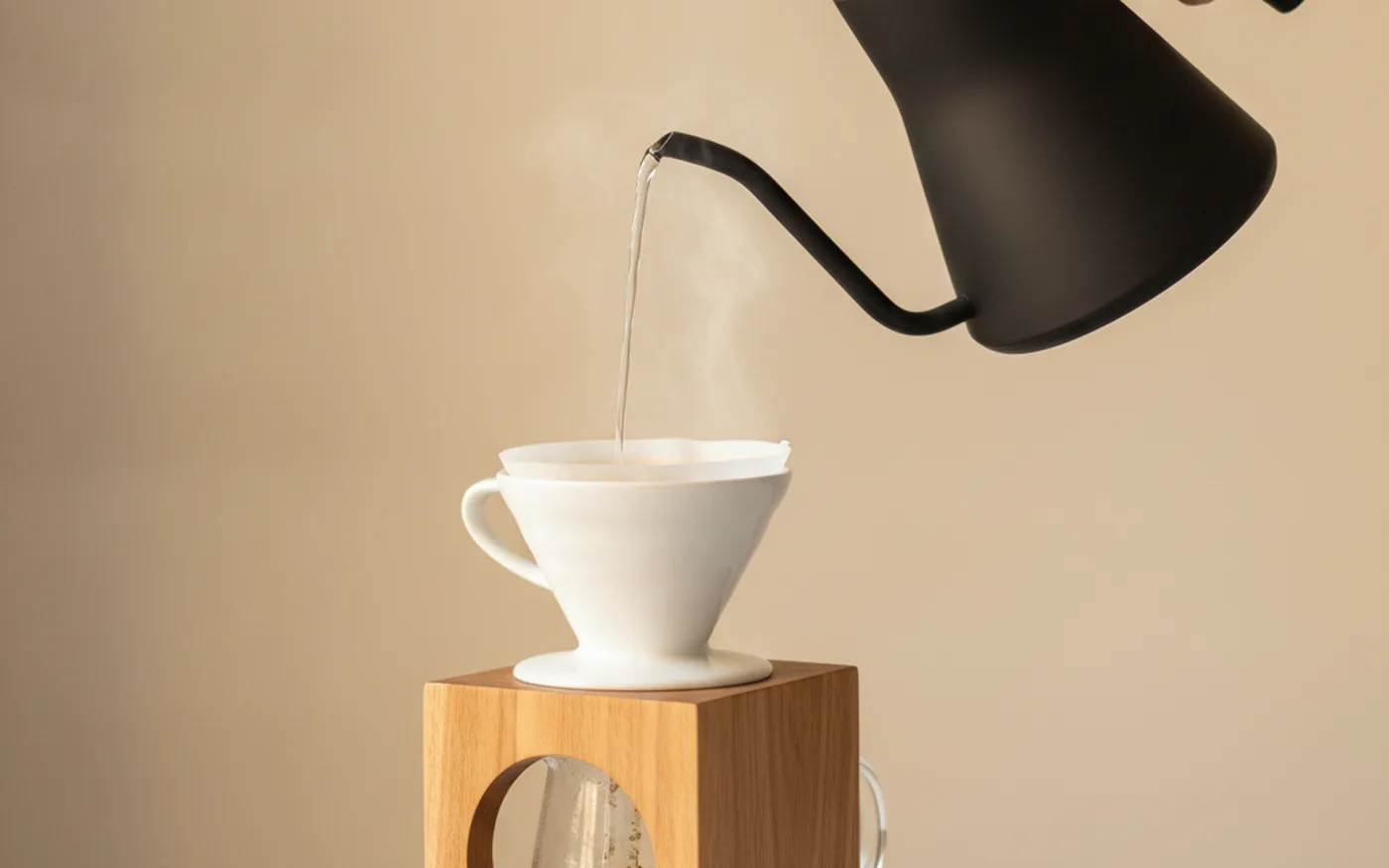 pour over brewing