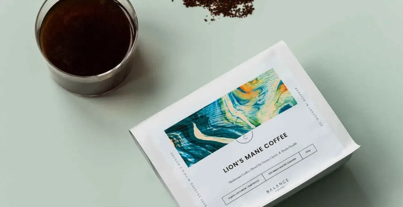 Balance Coffee Lions Mane Mushroom Coffee bag - the UK leading mushroom coffee blend