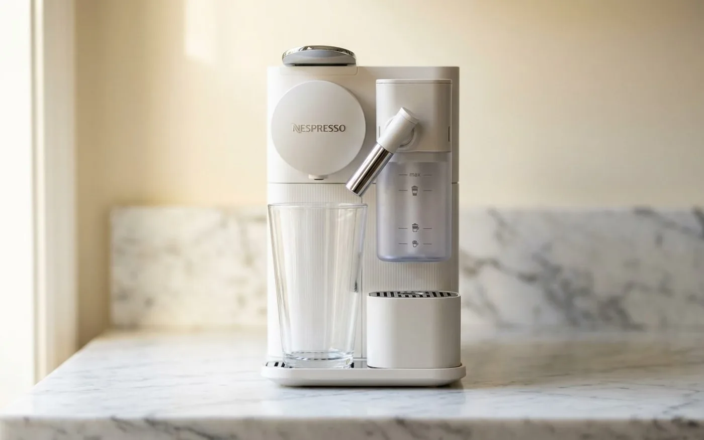 Nespresso Lattissima One espresso machine with compact design