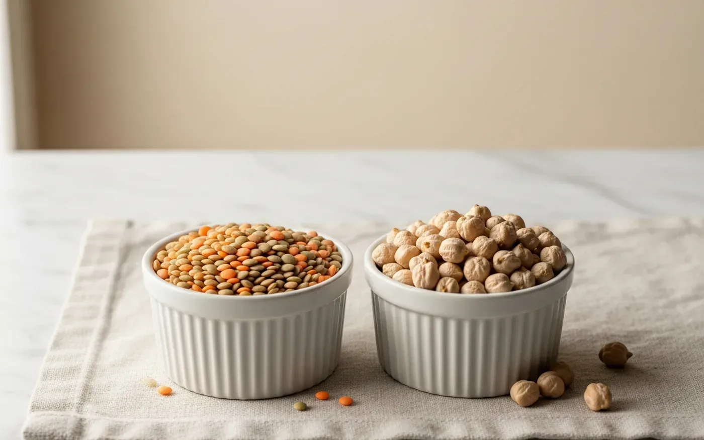 Lentils and chickpeas as affordable high-protein plant foods for budget-conscious meal planning