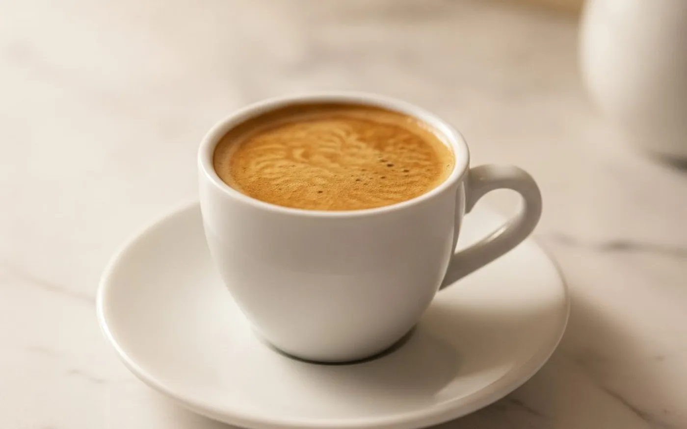 Espresso with rich crema from Creatista extraction