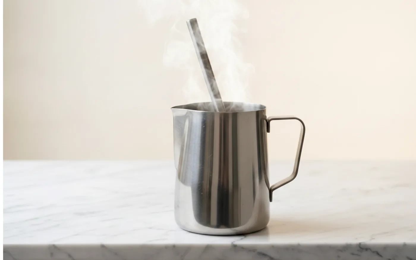 Steaming and texturing milk on an espresso machine